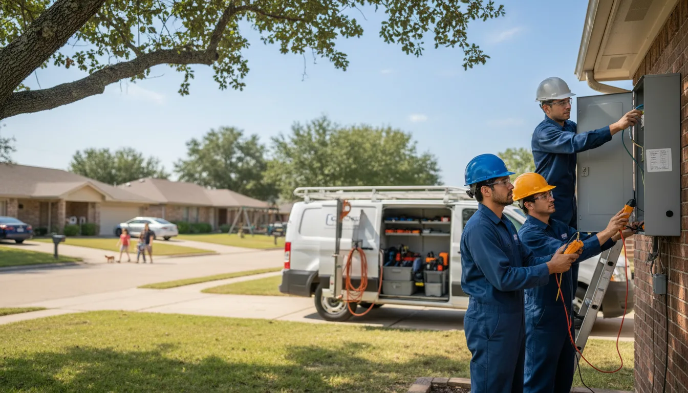 Certified electrician providing emergency electrical services in Seneca, WI